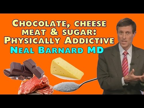 Ciocolata, Branza, Carnea, si Zaharul - Dependenta Fizica | Chocolate, Cheese, Meat, and Sugar - Physically Addictive - Dr. Neal Barnard vorbeste despre modul in care industria ajutata de guvern exploateaza aceste pofte naturale imbolnavindu-ne.